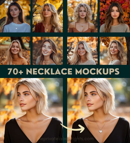 Necklace Mockups • Autumn Q4