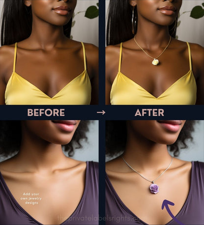 Necklace Mockups • Melanin