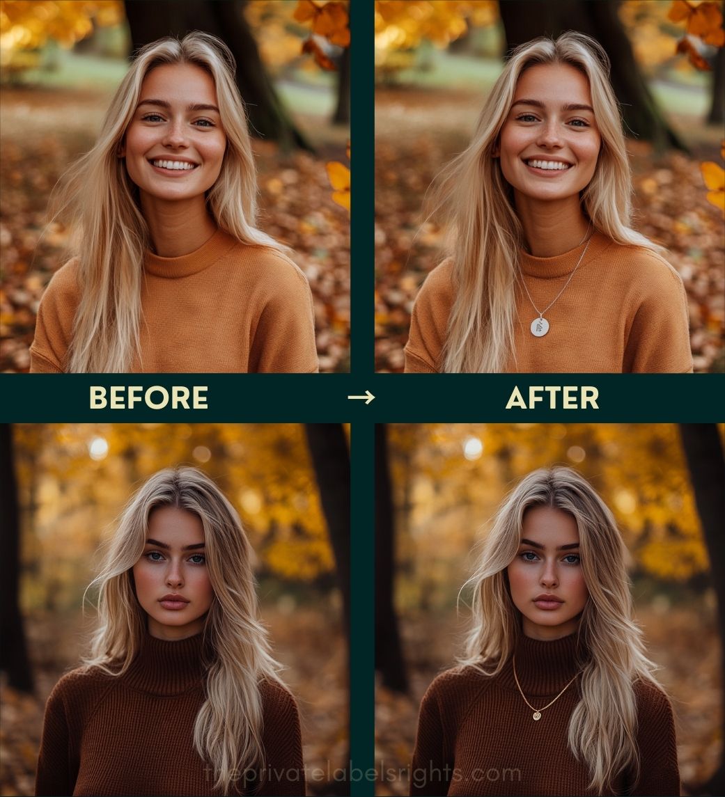 Necklace Mockups • Autumn Q4